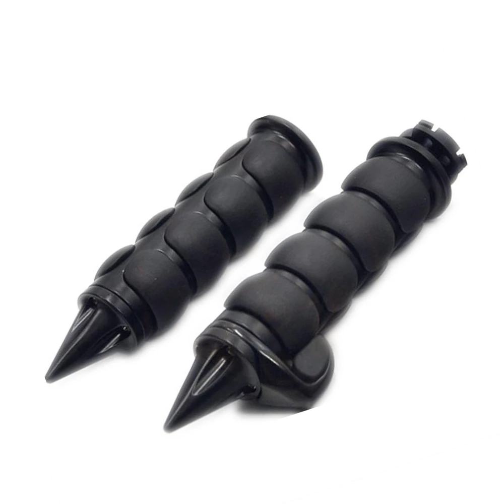 

2 Pcs 4-Ring Air Cushioned Hand Grips W/ Throttle For Harley Honda Kawasaki Suzuki Yamaha Bikes Cruiser Chopper Custom