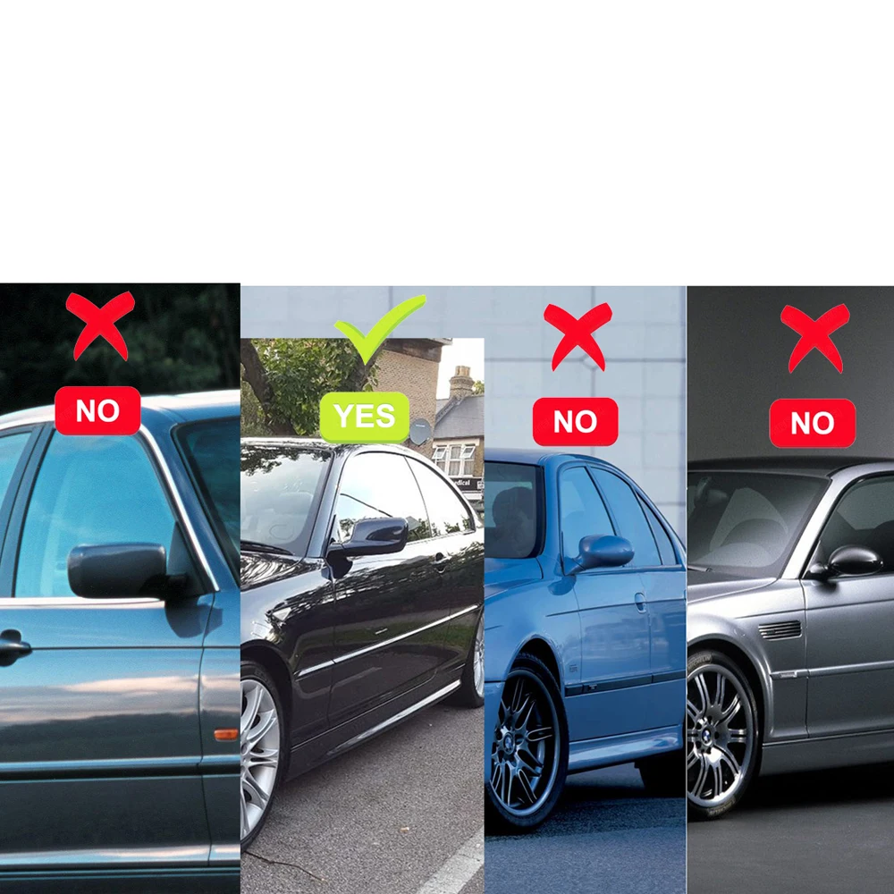 Крышка зеркала заднего вида из углеродного волокна/черная для BMW E46 E65 E66 E67 2001 2002 2003