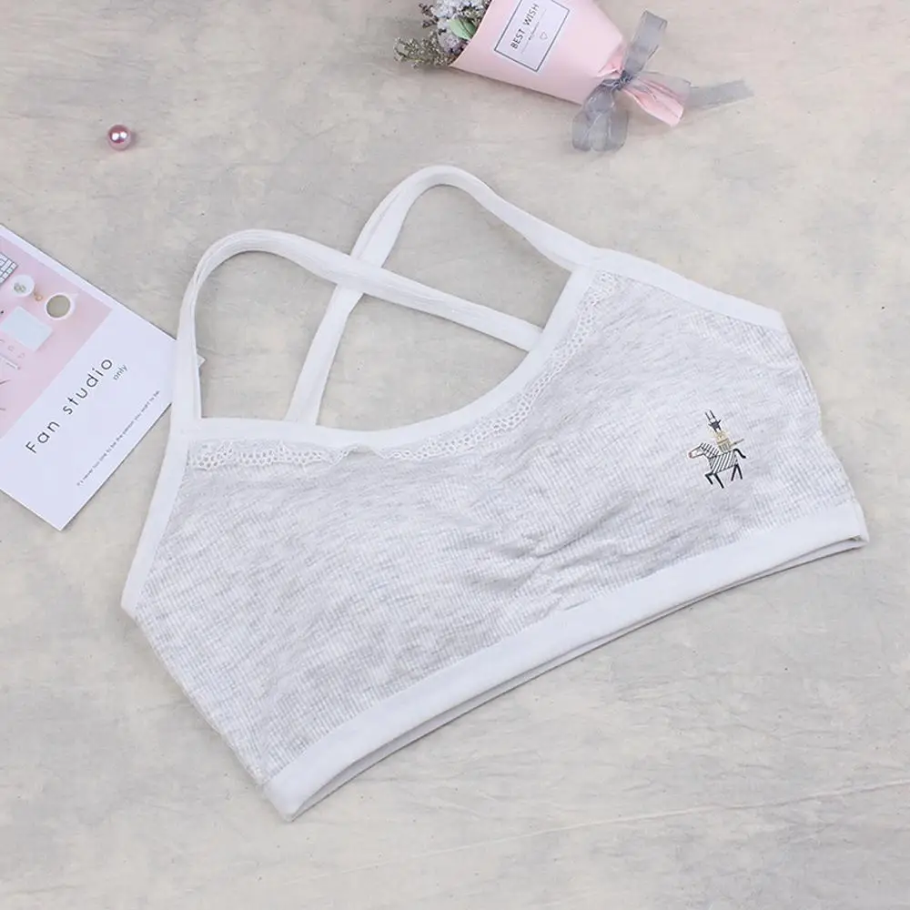 

Summer Thin Girl Training Bra For Girls Teenagers Underwear Puberty Young Girls Small Bras Children Sport Undies Clothes