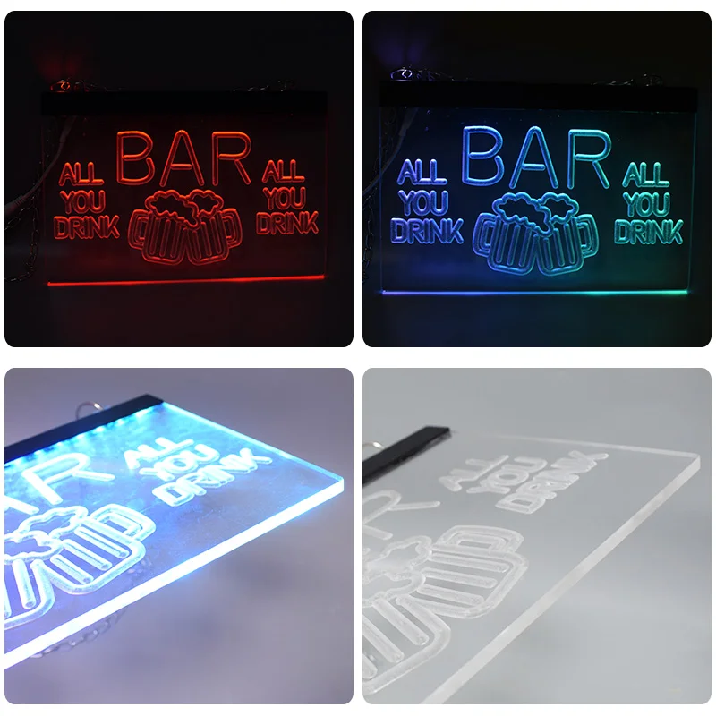 Изготовленный На Заказ DIY rgb полный Цвет светильник полосы акриловую поверхность
