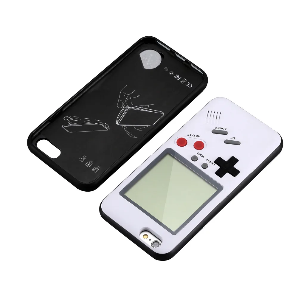 Чехол для телефона Tetris Gameboy в стиле ретро Apple iPhone XR X XS MAX 6 6S 7 8 Plus мягкий чехол из ТПУ