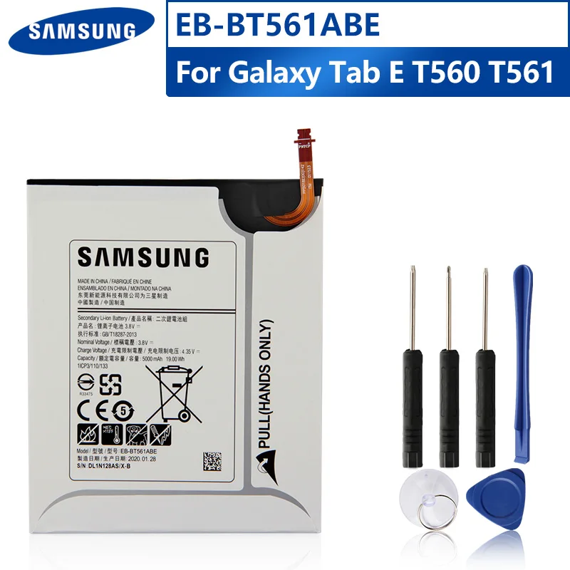 Оригинальная запасная аккумуляторная батарея для планшетов Samsung GALAXY Tab E T560 T561