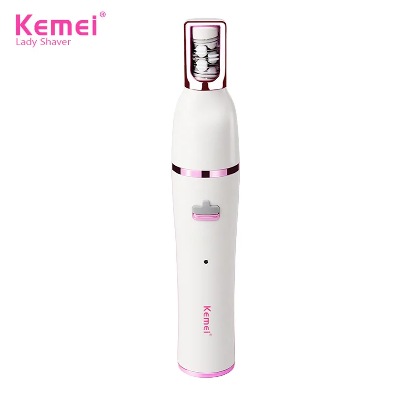 Kemei 7 в 1 Женский электрический эпилятор электрическая Очищающая Массажная щетка