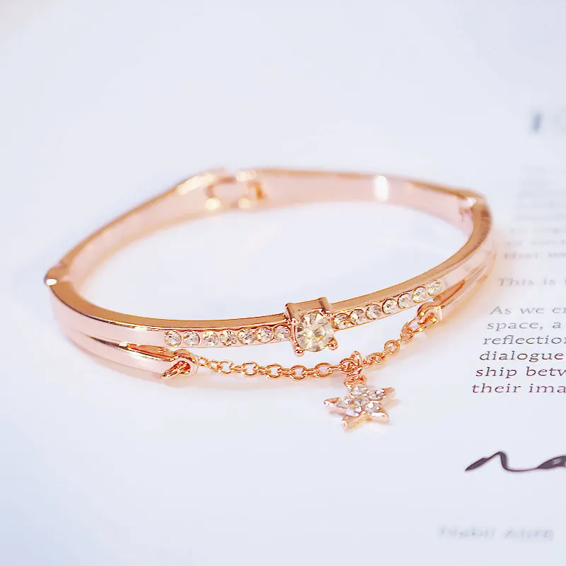 Модные брендовые браслеты для женщин покрытые изысканным роскошным браслетом