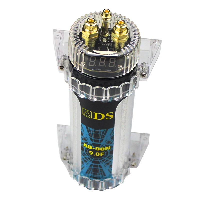 Цена Модифицированный автомобильный усилитель мощности DS 9,0, сабвуфер, конденсатор Фарада F, конденсатор, фильтр пруда