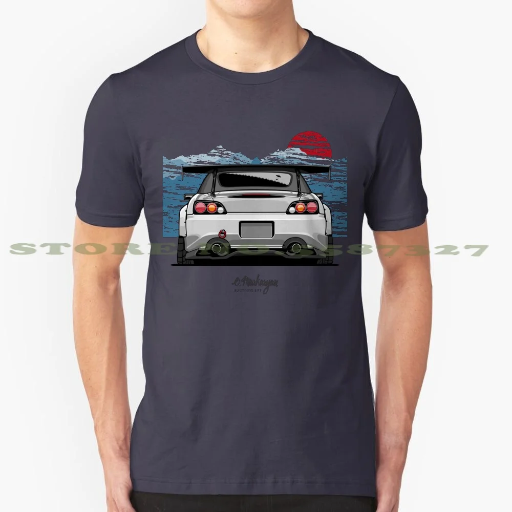 

S2000 (White) Summer Funny T Shirt For Men Women Cars Vehicle Auto Automotive Vector Legend Jdm Japan Wheels Car Race Racing