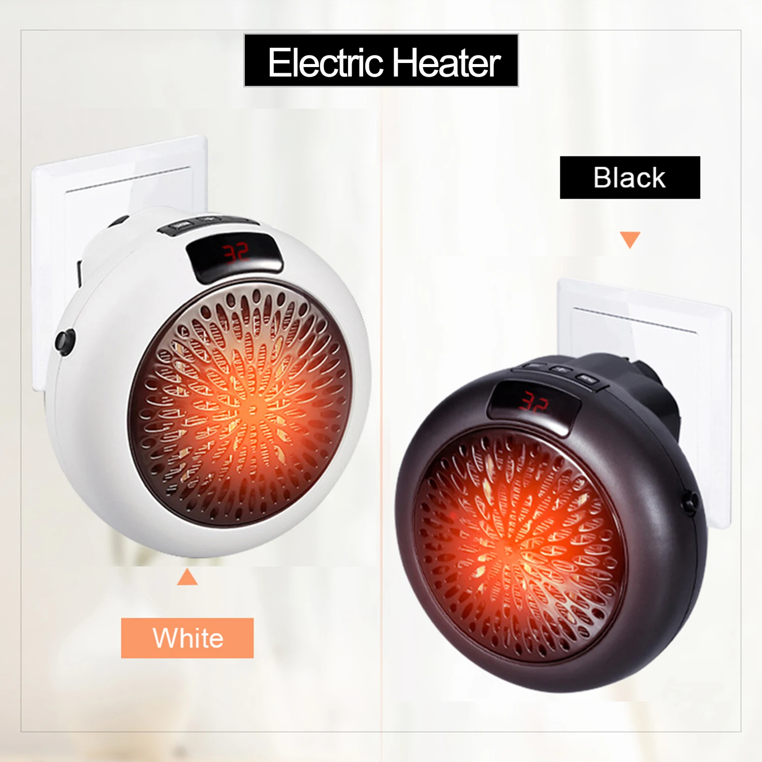 

Electric Heater for Home Hand warmer Fan Heater Heaters for Cars Convection Heater Electric Warmer Electric Heating Wall Heater