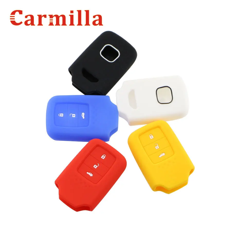 Чехол для автомобиля Carmilla Silica Gel с 3 кнопками чехол Honda CRV FIT XRV CRIDER VEZEL JADE SPIRIOR 9