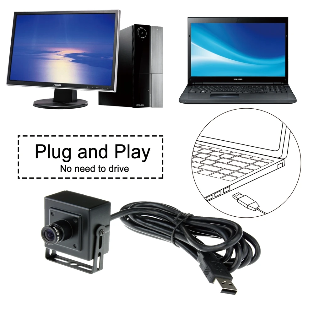 ELP 3MP CCTV камера WDR Micro AR0331 CMOS плата камеры H.264 аудио видео конференц USB мини веб для