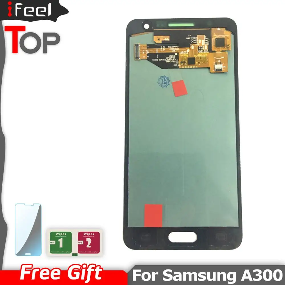 Супер AMOLED ЖК для SAMSUNG Galaxy A3 2015 дисплей A300 A300H A300F A300FU сенсорный экран дигитайзер