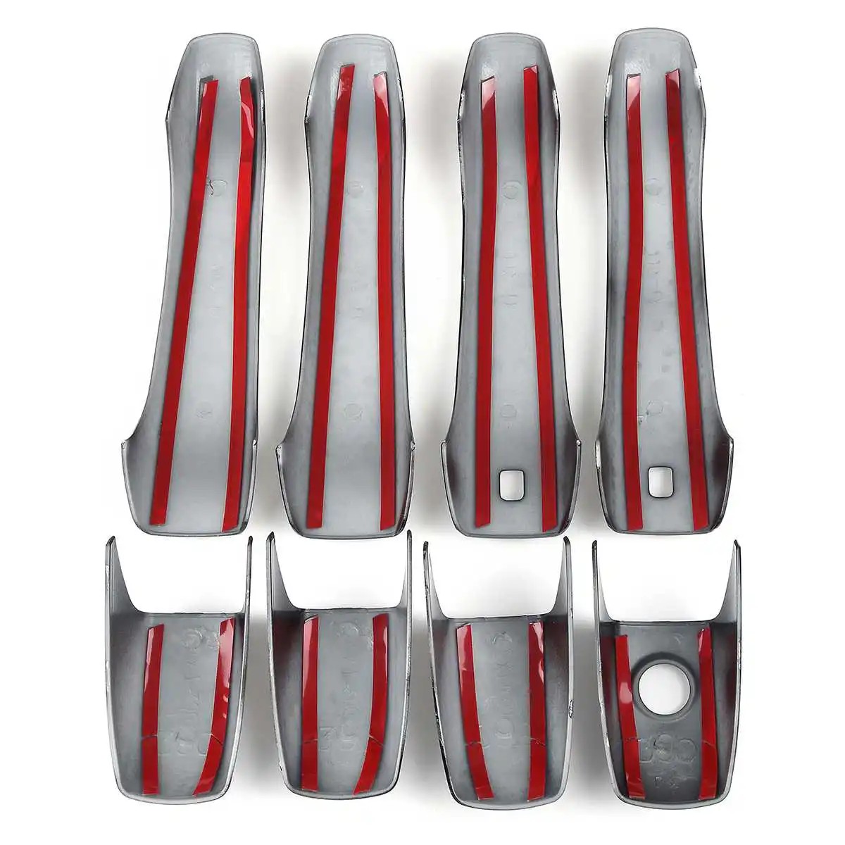 8 шт./комплект чехол для Наружная ручка двери автомобиля глянцевый черный Jeep Grand