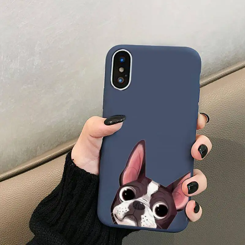 

Color Silicone Phone Case Phone Case For IPhone 6 6s 7 8 Plus X Xs Xr Xsmax 11 12 Pro Promax 12mini Candy Purple Silicone Cover