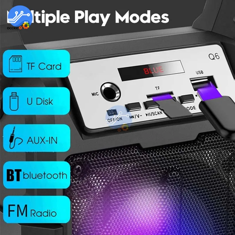 Bluetooth динамик беспроводной стерео HIFI сабвуфер Саундбар портативный s музыкальный