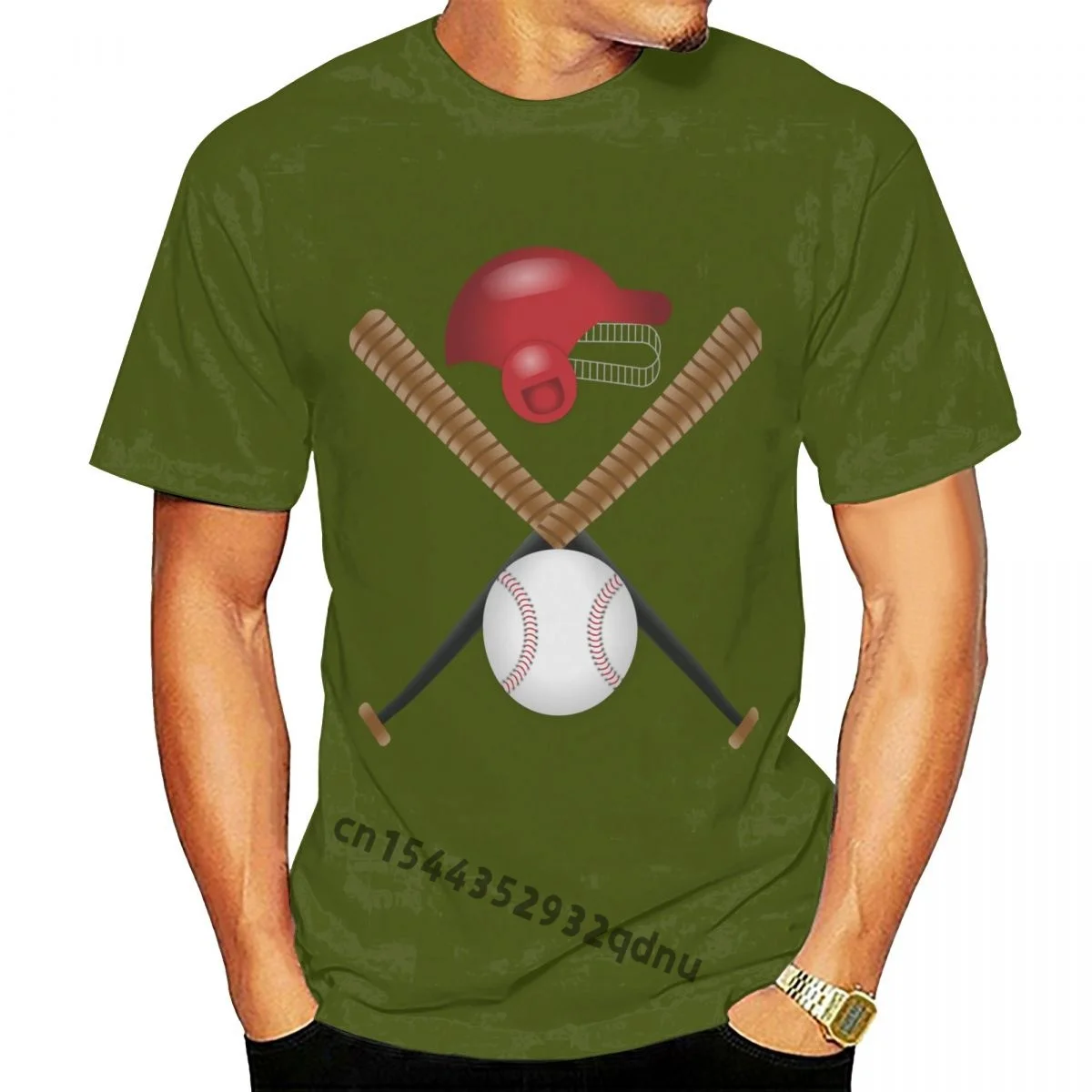 

Baseball Bat And Ball With T-Shirtharajuku Streetwear Shirt Menled Zeppelin Kate Bush Billy Joel S-6Xl