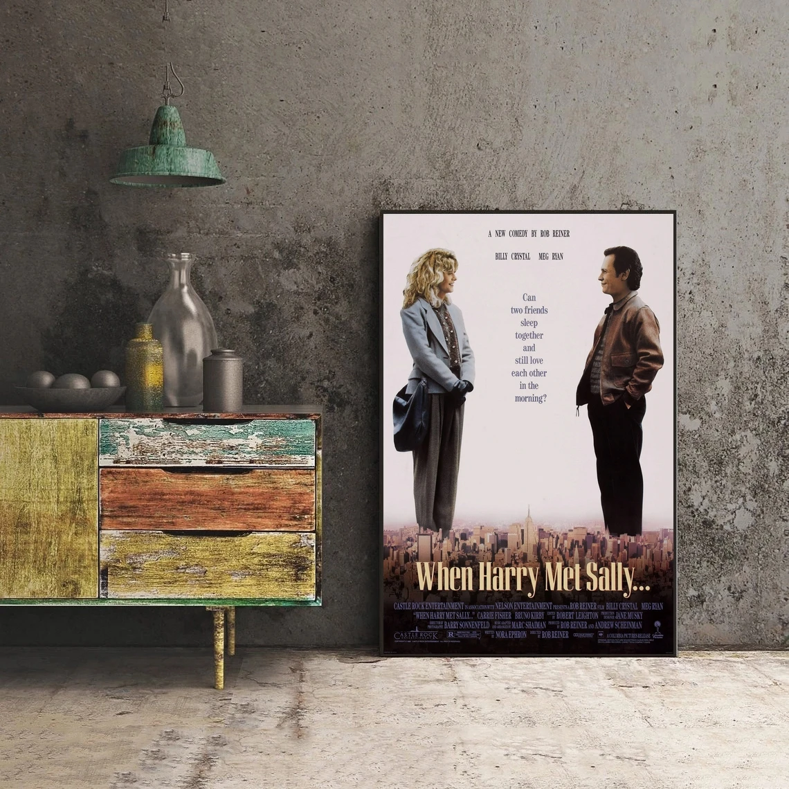 When Harry Met Sally Movie Poster Classic Vintage Wall Painting Art Decorate Cover Promotion Canvas | Дом и сад