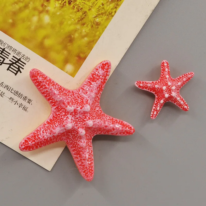 

Creative Fridge Magnet 3D Shell Shape Resin Refrigerator Magnet Cartoon Home Decorations Starfish shell refrigerator sticker