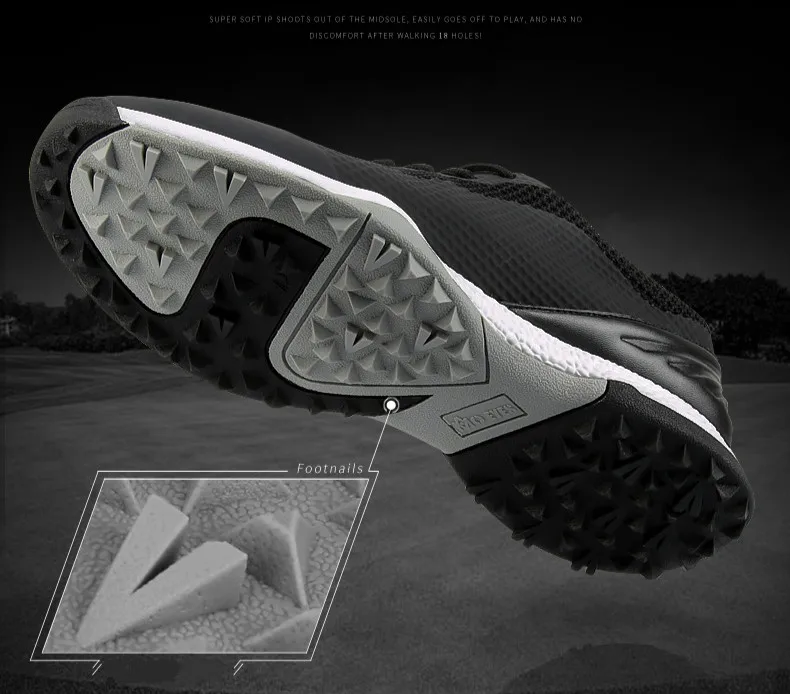 

PGM Men's 3D Air-permeable Waterproof Shoes Golf Shoes Men's Air-permeable Golf Shoes XZ119