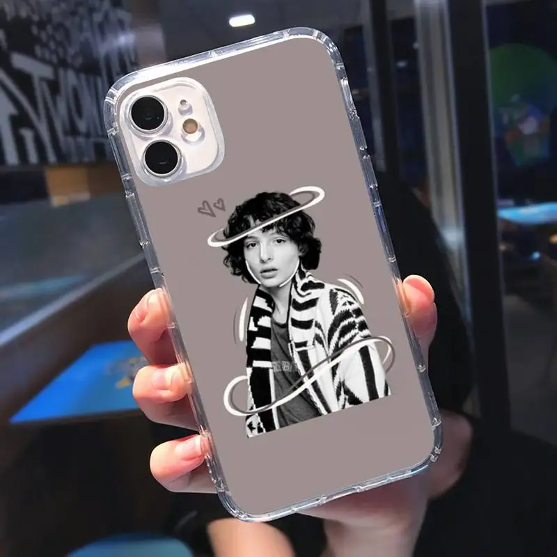 

TV Finn Wolfhard Stranger Things Phone Cases Transparent soft For iphone 5 5s 5c se 6 6s 7 8 11 12 plus mini x xs xr pro max