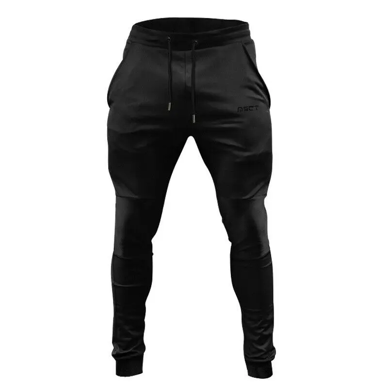 

New Mens Workout Jogger Pants Slim Fit Male Sportswear Long Trousers Sweat Pants Joggers Fitness Slacks Pencil Pants Male