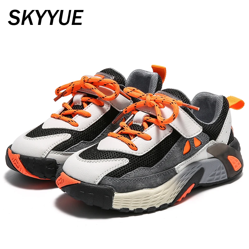 2020 весенние детские спортивные кроссовки для мальчиков бежевые повседневные