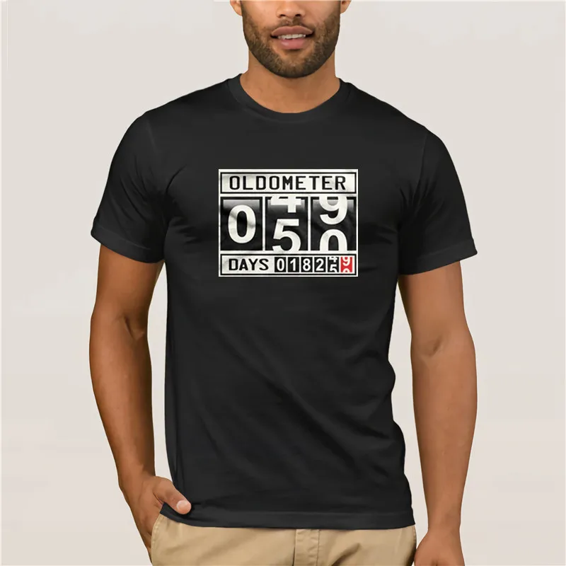 Старый метро 50 a os de edad camiseta para hombre divertida mordaza cumplea cincuenta Футболка мужская |