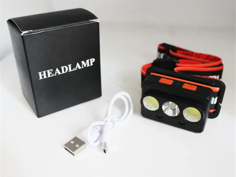 

Магнитный индукционный фонарь с USB-интерфейсом для зарядки, уличный фонарь для экстренного освещения, налобный фонарь для кемпинга