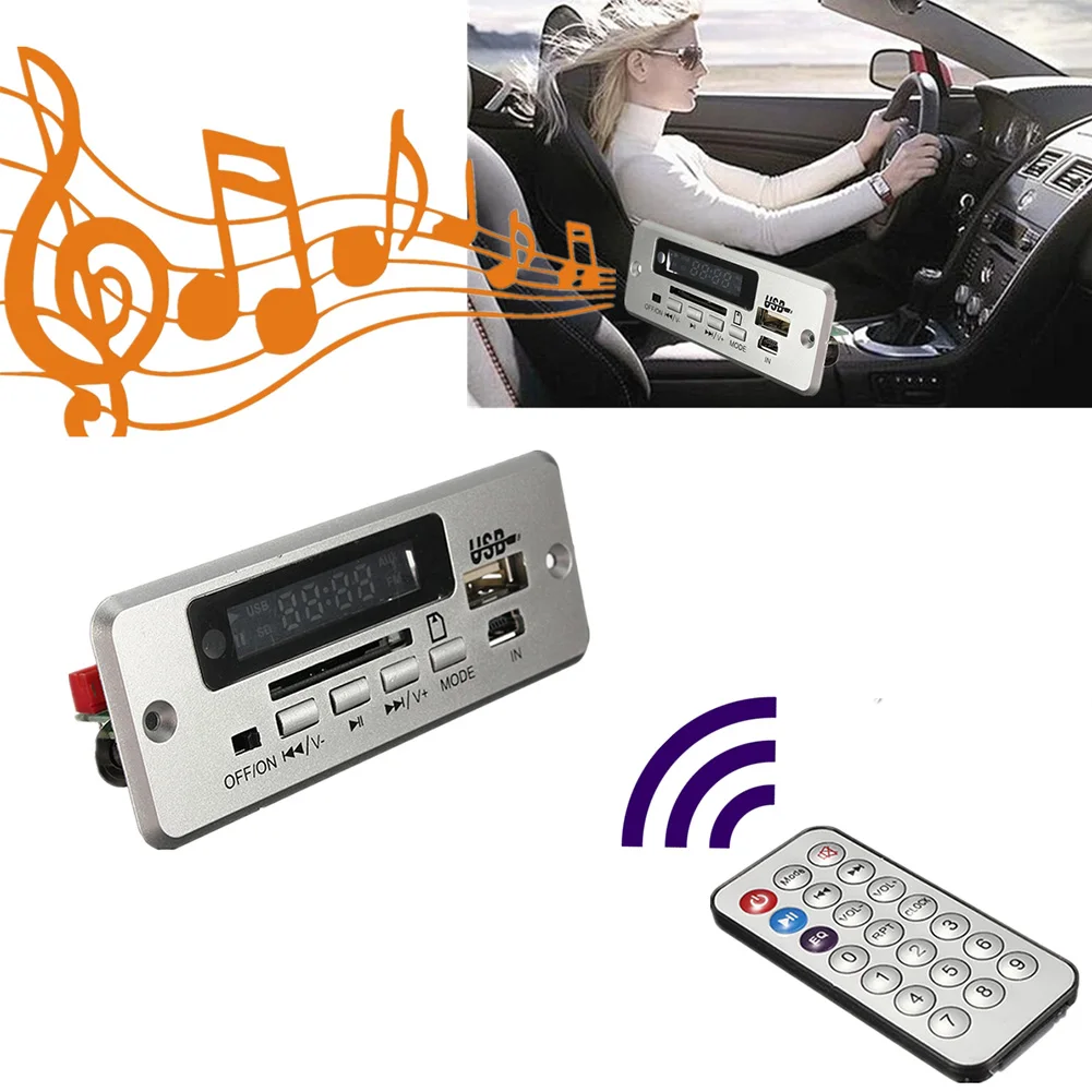 Bluetooth5.0 плата декодирования модуль беспроводной Автомобильный USB mp3 плеер bluetooth TF