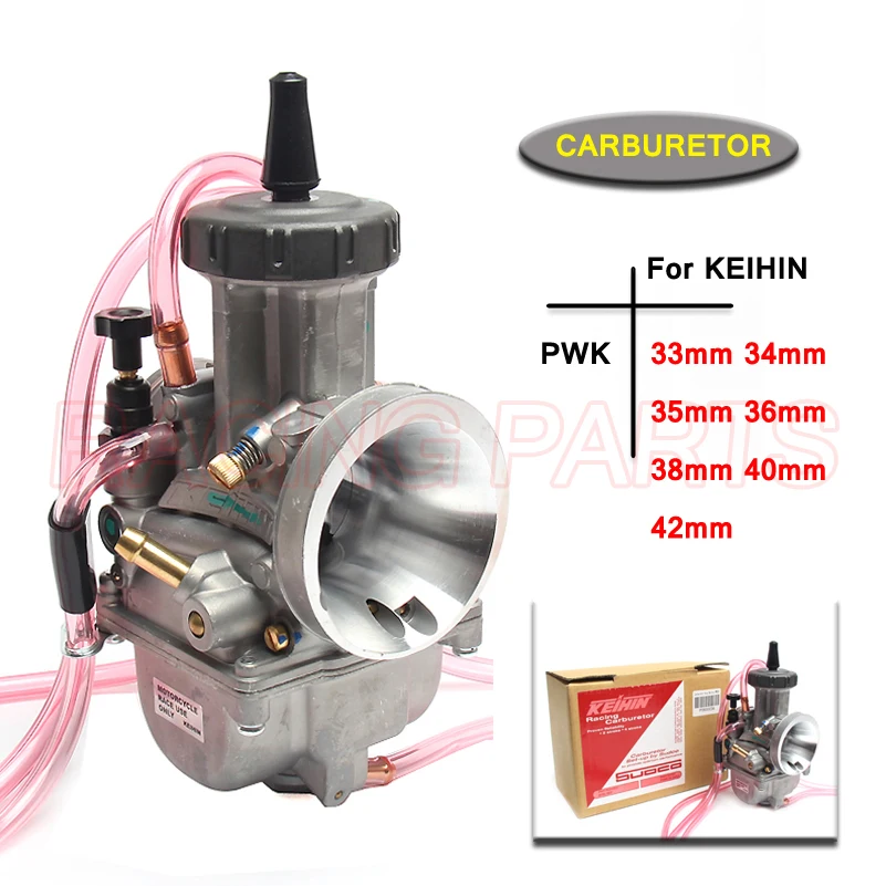 

Motorcycle Universal PWK 33 34 35 36 38 40 42mm 2T 4T For Keihin Mikuni Carburetor Carburador With Power Jet 200-450cc