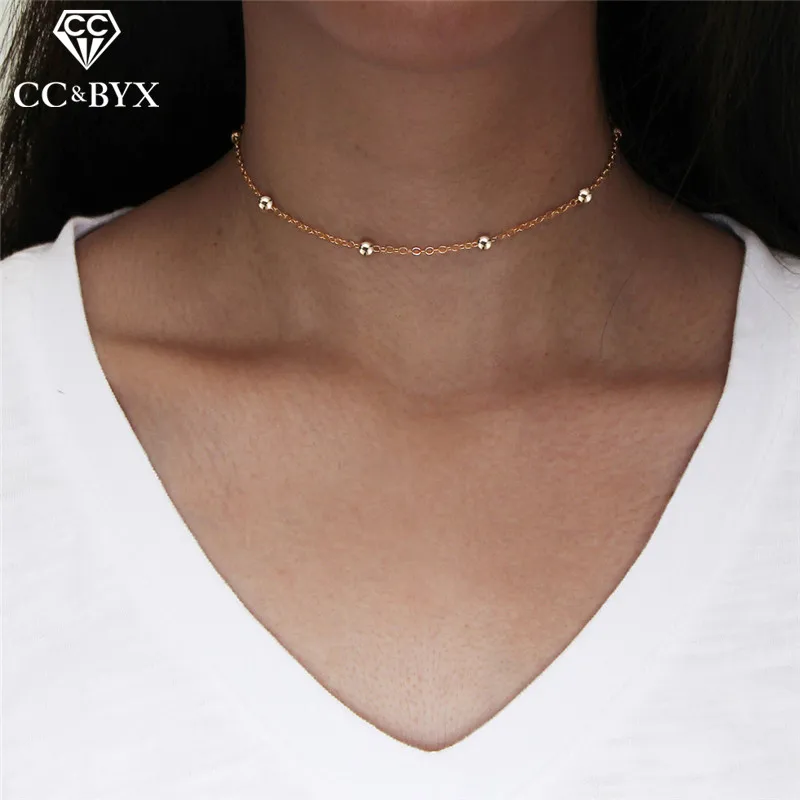 Женское колье чокер с кристаллами простые дизайнерские ювелирные изделия