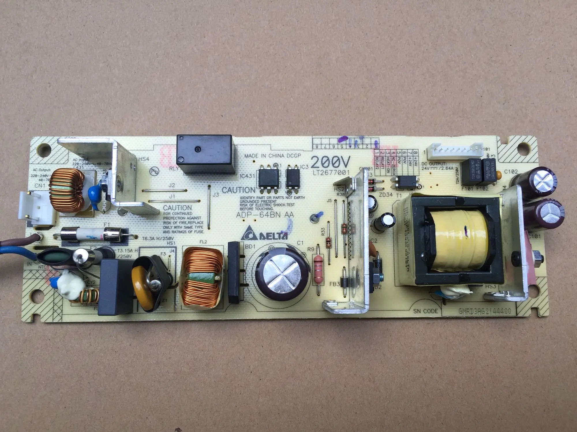 1 шт. LT2397001 низковольтный блок питания PCB для Brother HL 1110 1118 1208 1218 MFC 1813 1818 1819 1919 силовая