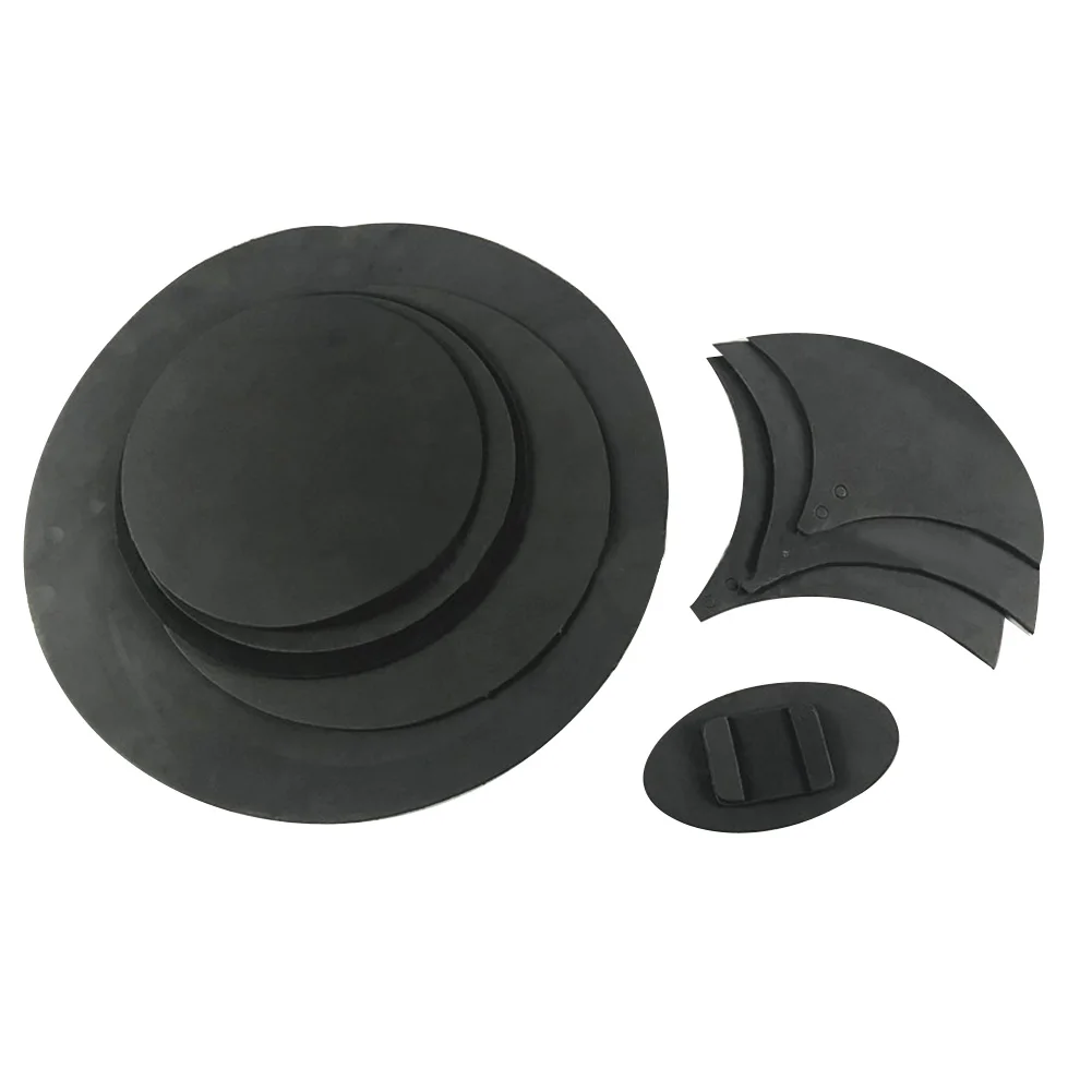 

10pcs Silencer Pad Kit Accessories Sound Off Folding Drum Bass Non Toxic Tool Snare Practical Cymbal Mute Rubber Foam