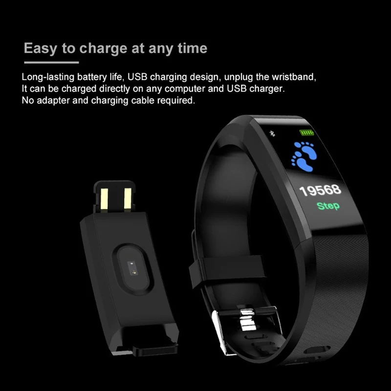 

Sport Bluetooth Smart Watch Sport Health Waterproof Fitness Activity Tracker Wrist Band Bracelet for10-18 year Children Huawei