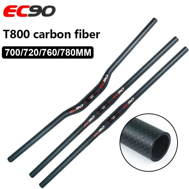 Руль для горного велосипеда EC90 T800 из углеродного волокна 3K 31 8*700/720/760/780 мм | Спорт и