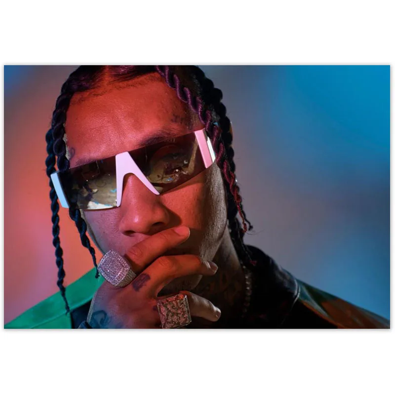 Высококачественный настенный постер на заказ с изображением тиги и рапера