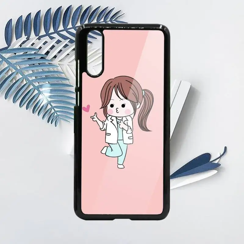 

Cartoon Medicine Doctor Nurse Phone Case PC For Samsung galaxy S note 8 9 20 10 e lite2019 plus pro ultra
