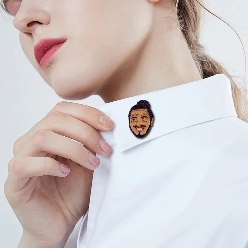 Великолепные музыкальные булавки в стиле Post Malone популярная коллекция