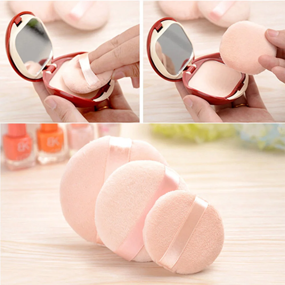 1 шт. Профессиональная круглая форма BB крем пудра спонж портативный Мягкий