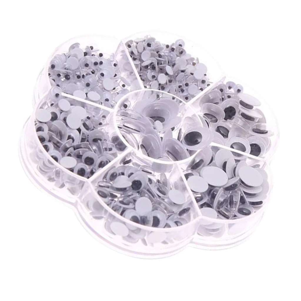 

710 шт., самоклеящиеся приспособления для украшения глаз, 4/5/6/7/8/10/12 мм