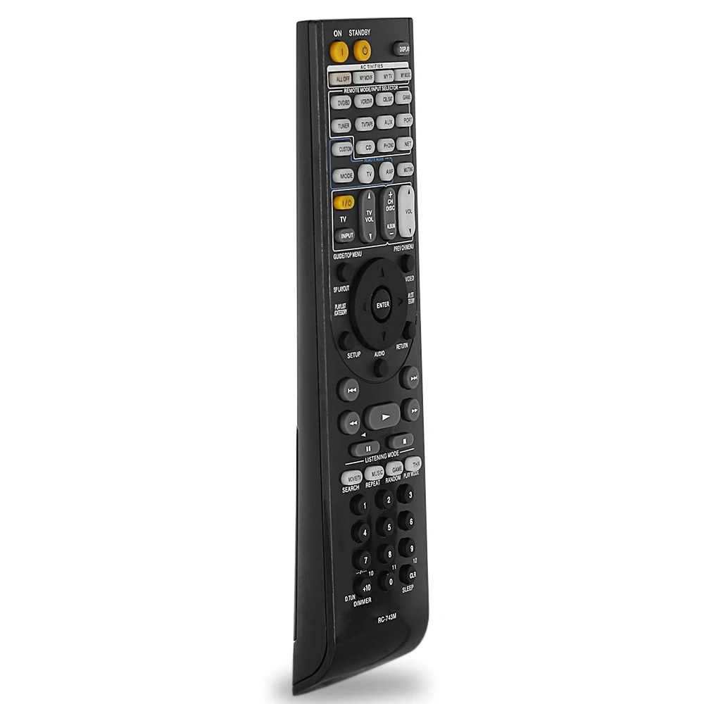 Пульт дистанционного управления подходит для onico AV ресивер dvd-плеер RC-743M контроллер