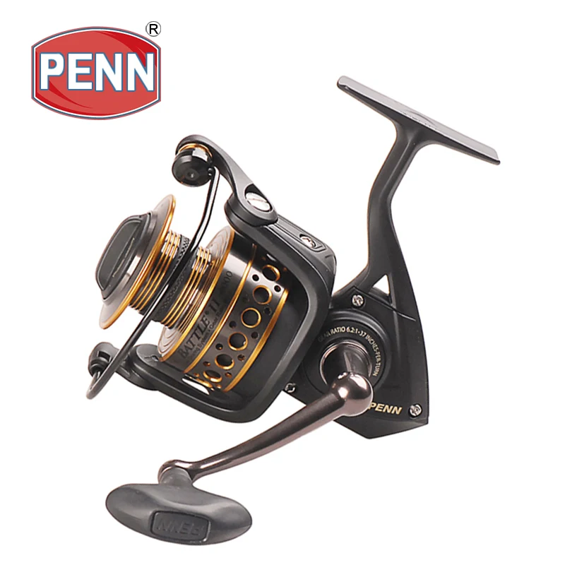 Рыболовные спиннинговые Катушки PENN BATTLE II BTL 3000/4000/5000/6000/8000 5 + 1BB максимальная