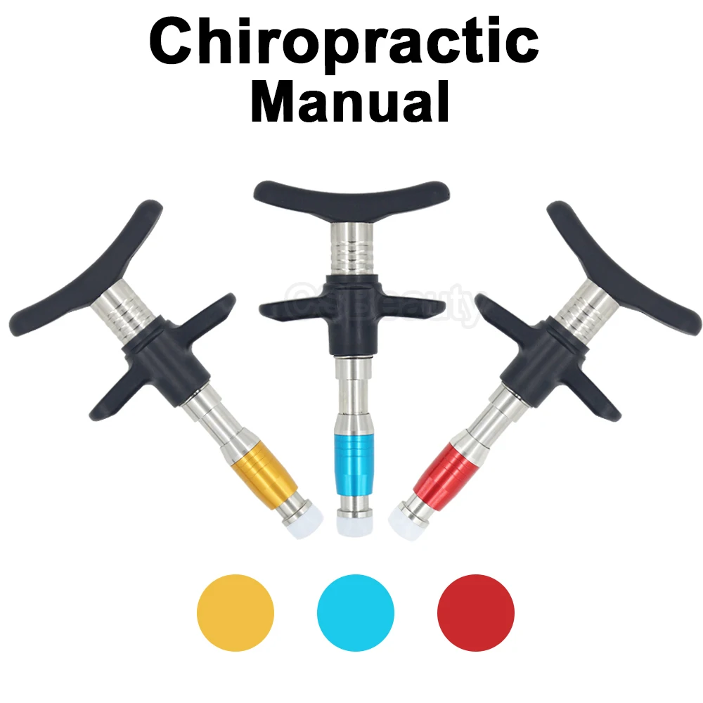 Chiropractic Adjusting Tool Manual Activation Therapy Spine Correction Tools Manual Gun Spinal Adjustment Massager
