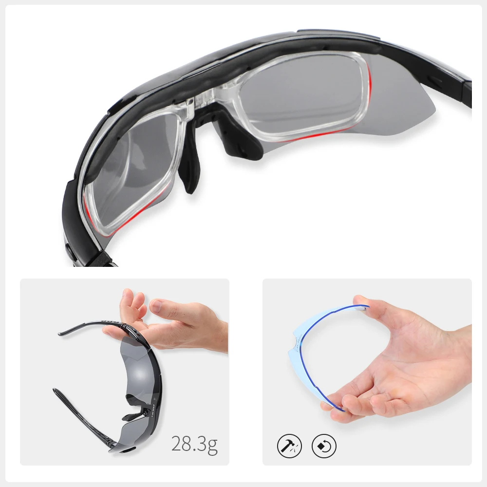 RION Polarized Women's Sunglasses Man Cycling Glasses Sports Road Bike Goggle Race MTB Bicycle Polarizing Eyewear for Fishing