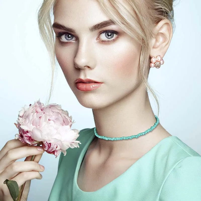 Бусины с бусинами милая безшейная бижутерия в стиле бохо оптом | Украшения и