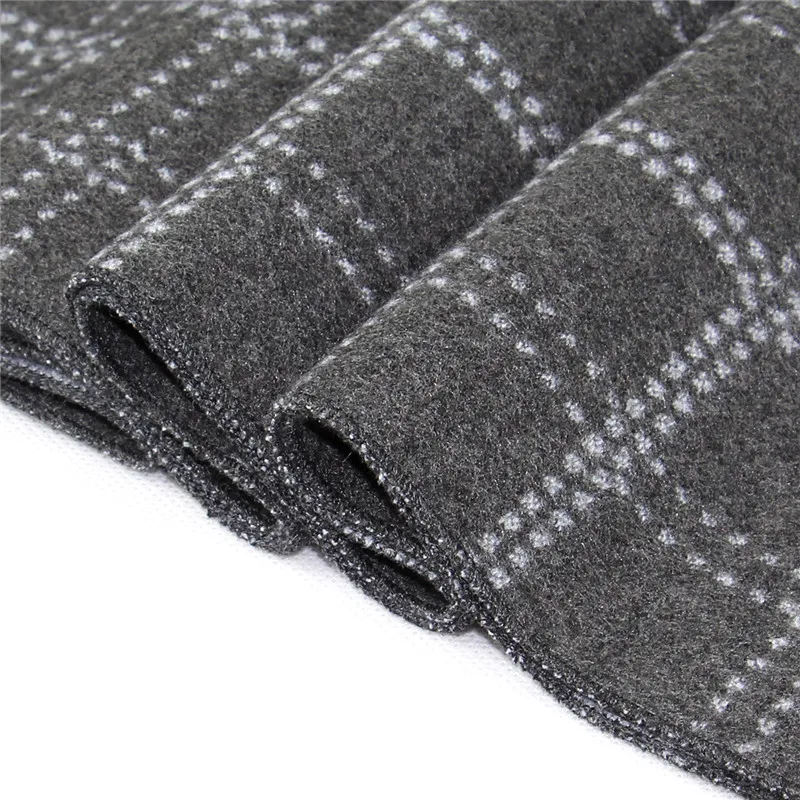 Модный дизайн кашемировый мужской шарф роскошный брендовый зимний шейный платок