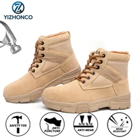 winter composite head safety shoes warm insulation 6kv electrician shoes anti smashing mens work safety boots martin boots