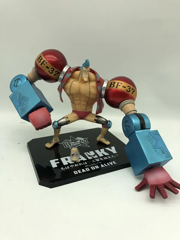Одна штука ноль две головки. Экшн фигурка Franky раскрашенная нового мира Ver. фигурки
