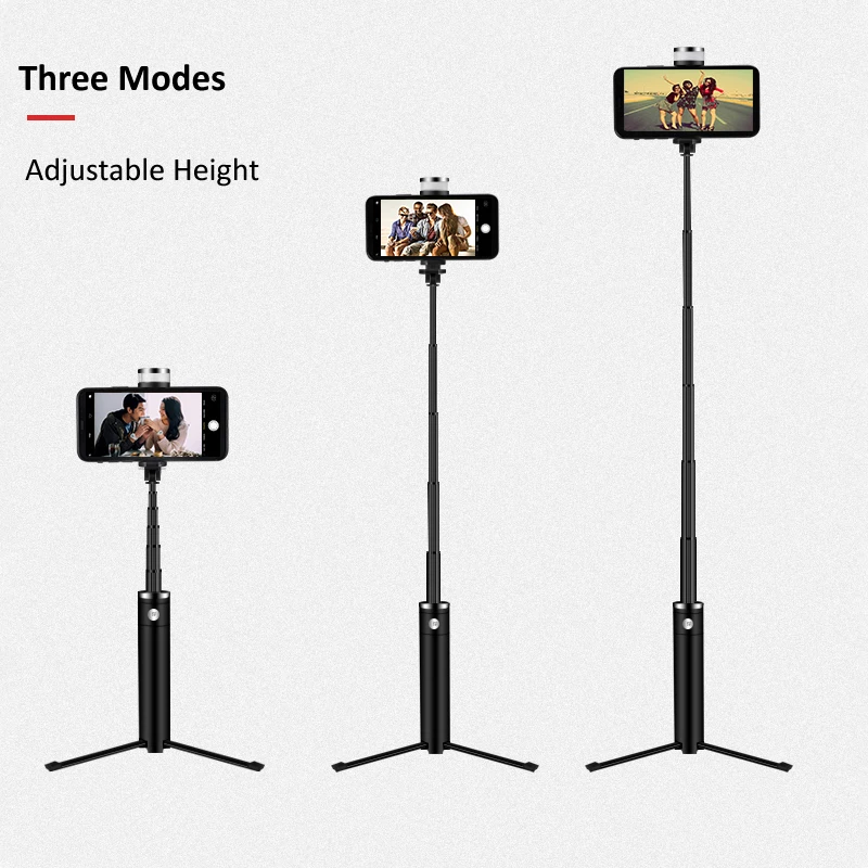 Портативный монопод для селфи Electop Bluetooth палка штатив с кольцесветильник