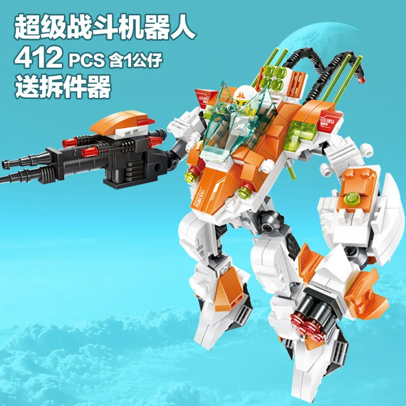 Серия Super Clan Robot Gripper Building Blocks набор моделей для детей развивающие совместимо с 55171
