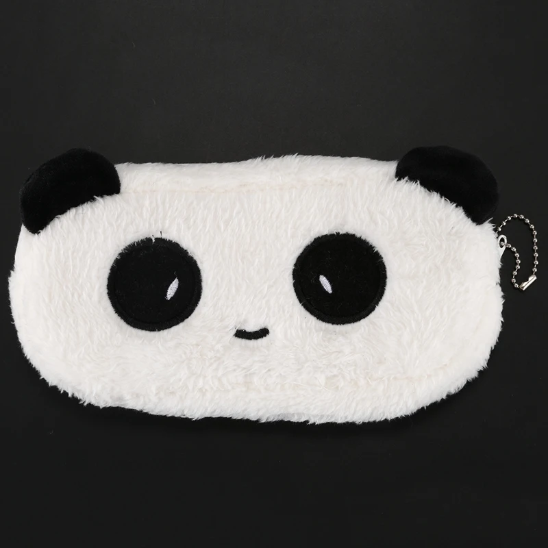 Детский мультяшный чехол-карандаш плюшевая большая сумка для ручки косметичка