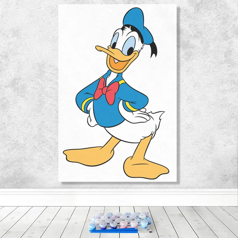 DIY Рисование по номерам рисунок с наборами Микки Маус ручная роспись